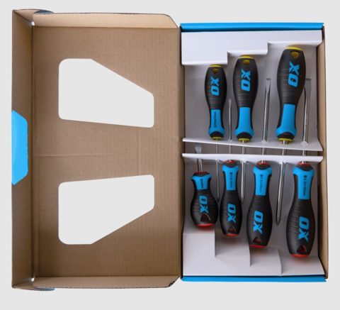 OX PROFESSIONAL SCREW DRIVER KIT 7 PCE