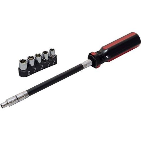 7 PC FLEXIBLE DRIVER SET- 1/4DR-5MM