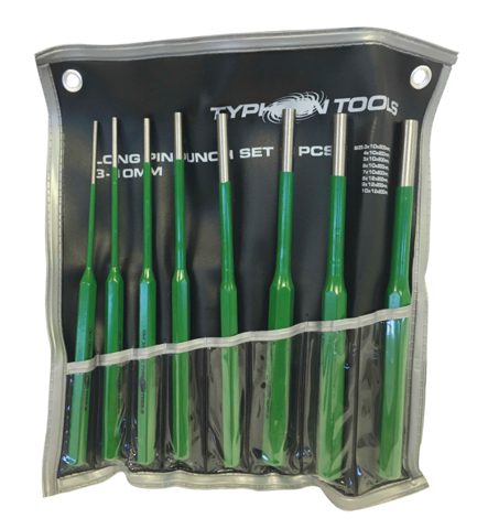 TYPHOON LONG PUNCH SET 8 PCE 3 - 10MM