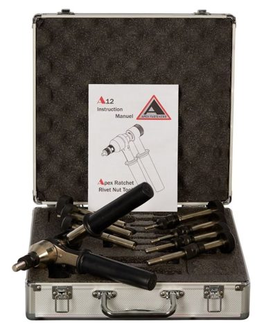 APEX RIVET NUT TOOL M5-12 CASE