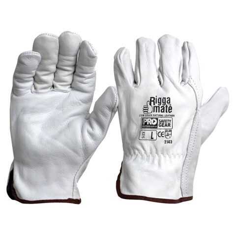 SAFETY RIGGERMATE GLOVE COW GRAIN SIZE 2XL