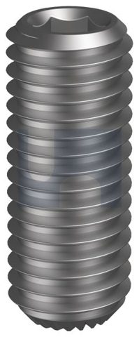 GRUB SCREW KNURL CUP 3/8  X 1 UNC