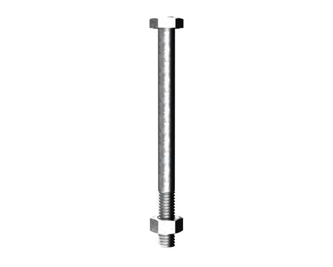 MET G4.6 BOLT & NUT GALV M8 X 65