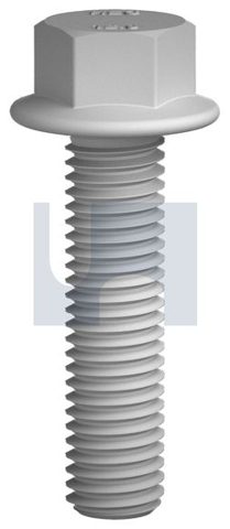 MET G8.8 FLANGE BOLT ZINC M5 X 16 (SERR)