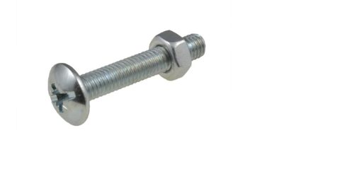 ROOFING BOLT NUT COMBO DR ZP M6 X 25