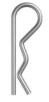 R CLIP PIN ZINC 3.8 X 65