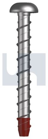 SCREW BOLT GALVANISED PAN-HEAD 10 X 75