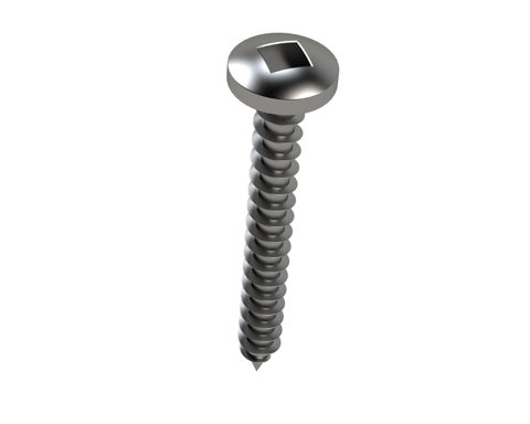 SCREW SELF TAPPER SS SQUARE DRIVE PAN HEAD 8 -18 X 1/2