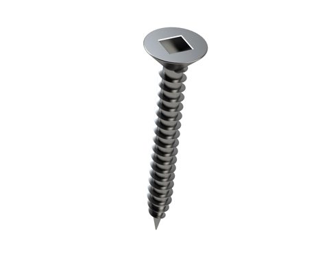 SCREW SELF TAPPER SS 304 SQ DRIVE CSK HEAD 10 X 25 (1)