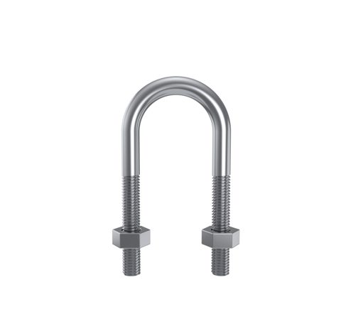 U BOLT & NUT GAL MET M12 X 76 - 65NB